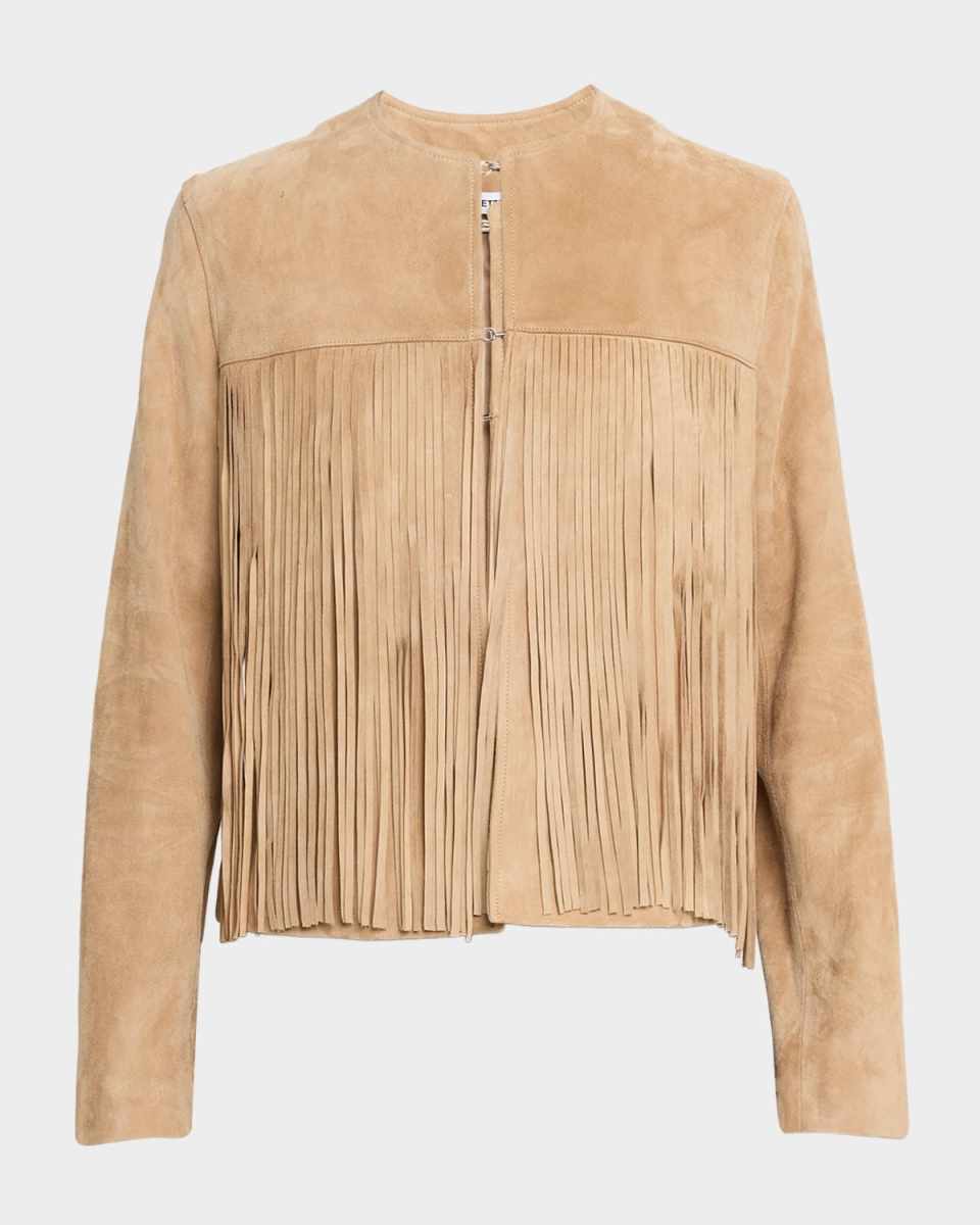 Chloe Suede Fringe Jacket